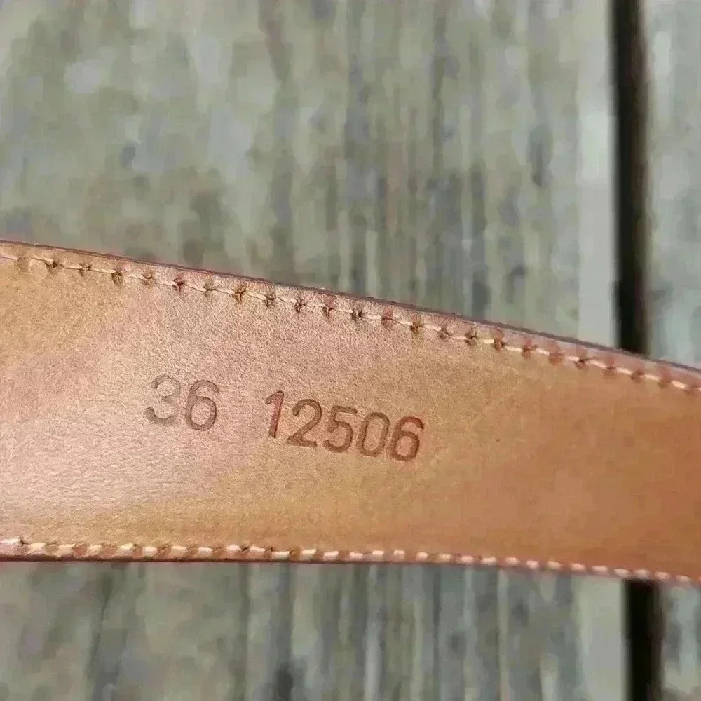 Vintage 1993 ONYX by Brighton Leather Belt With Silver Tip